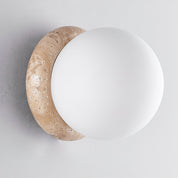 Lampa Ścienna Travertine – Organiczna Forma i Subtelne Oświetlenie