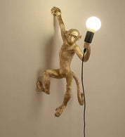 Lampa ścienna w Kształcie Wiszącej Małpki