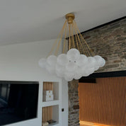 Lampa do Salonu w Kształcie Klastra Bąbelków | Lampa Sufitowa