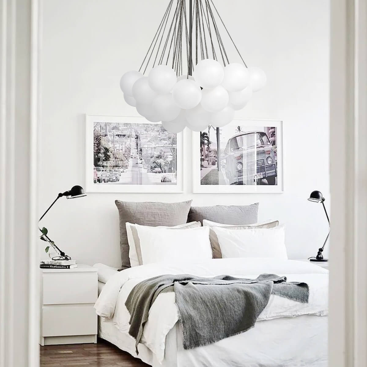Lampa do Salonu w Kształcie Klastra Bąbelków | Lampa Sufitowa