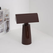Lampa stołowa LED ze stali lakierowanej z portem USB i sterowaniem dotykowym