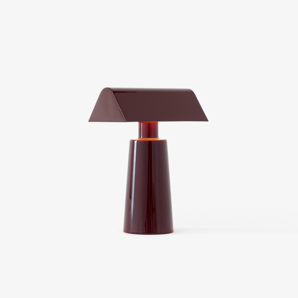 Lampa stołowa LED ze stali lakierowanej z portem USB i sterowaniem dotykowym
