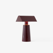 Lampa stołowa LED ze stali lakierowanej z portem USB i sterowaniem dotykowym