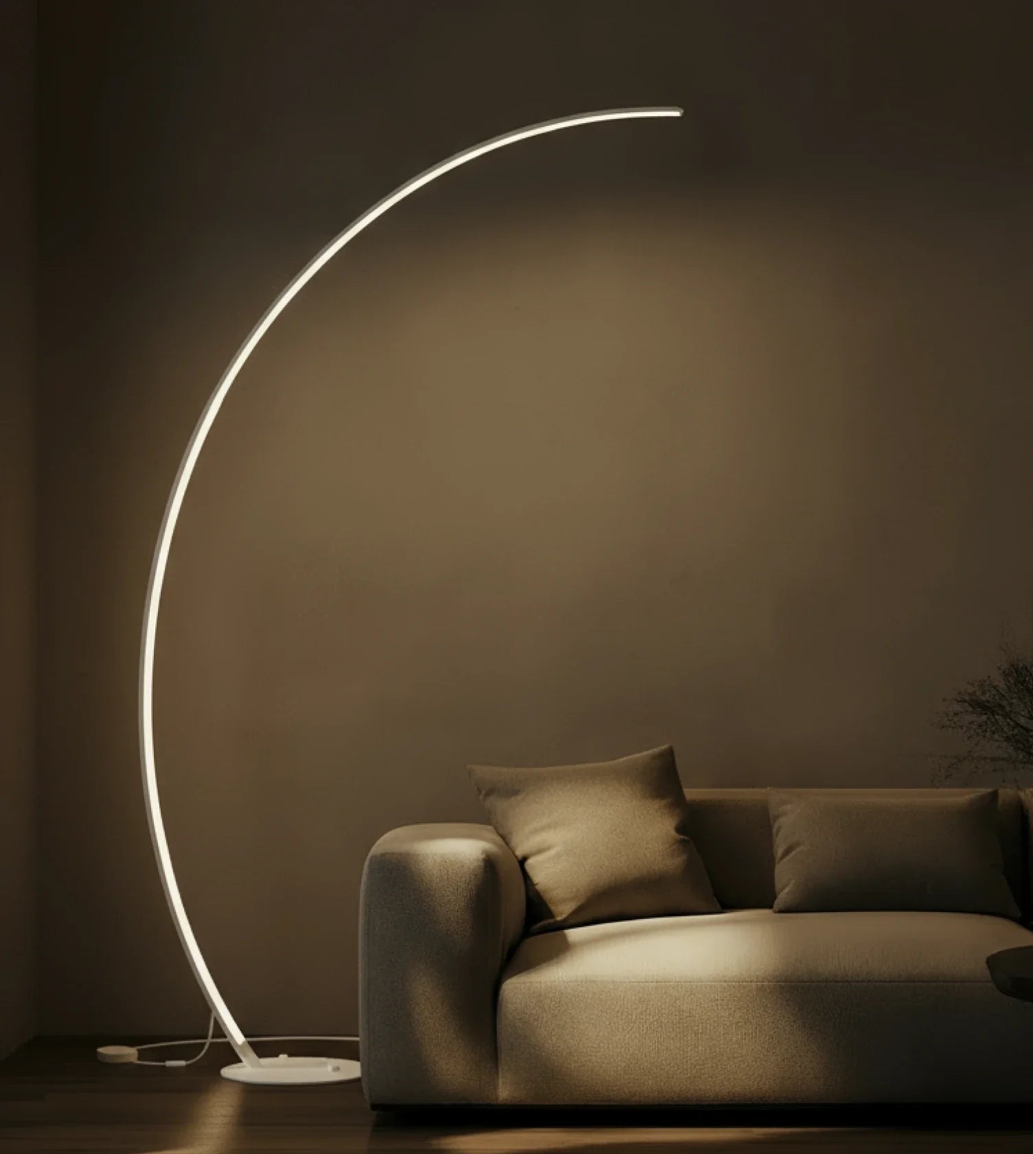 Lampa Łukowa LED – Czarna, Ściemnialna