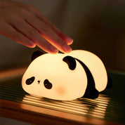 Lampka Nocna LED Panda z Silikonu
