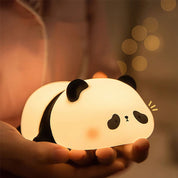 Lampka Nocna LED Panda z Silikonu