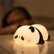 Lampka Nocna LED Panda z Silikonu