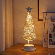 Lampka na Biurko LED w Kształcie Choinki