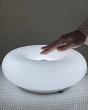 Lampka na Biurko z Nowoczesnym Wzorem Pierścienia
