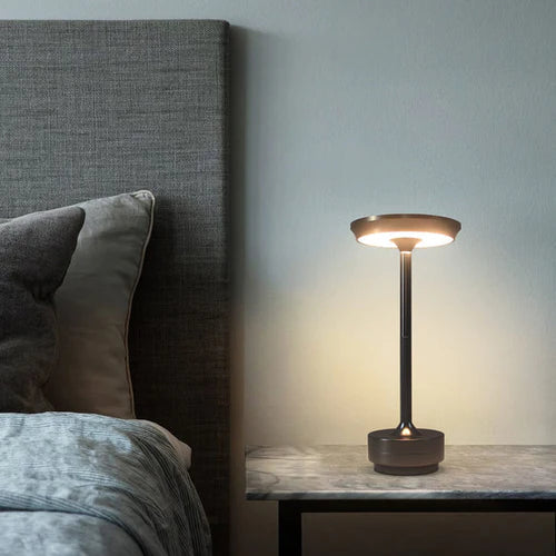Luksusowa Bezprzewodowa Lampka na Biurko | Lampa Nocna