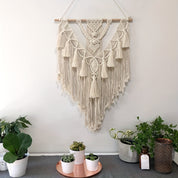 Makrama Ścienna Boho – Ręcznie Tkana Dekoracja