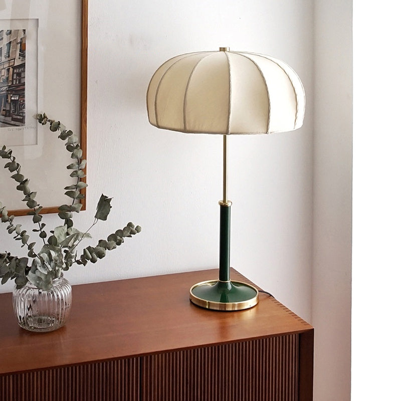 Materiałowa Lampa Stołowa E27 na Stolik Nocny