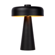 Metalowa lampa stołowa w stylu retro