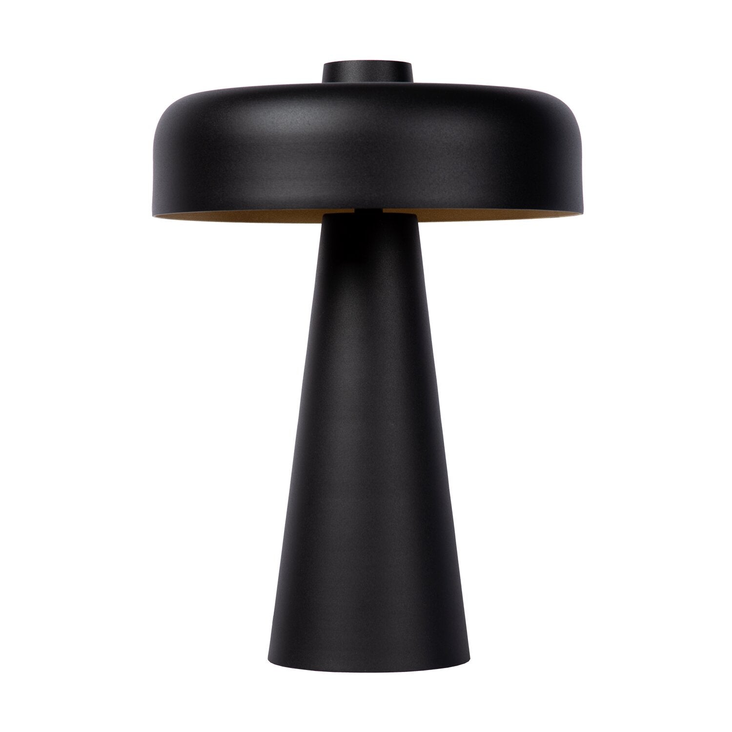 Metalowa lampa stołowa w stylu retro