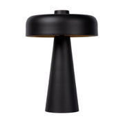 Metalowa lampa stołowa w stylu retro