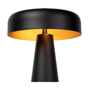 Metalowa lampa stołowa w stylu retro