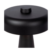 Metalowa lampa stołowa w stylu retro