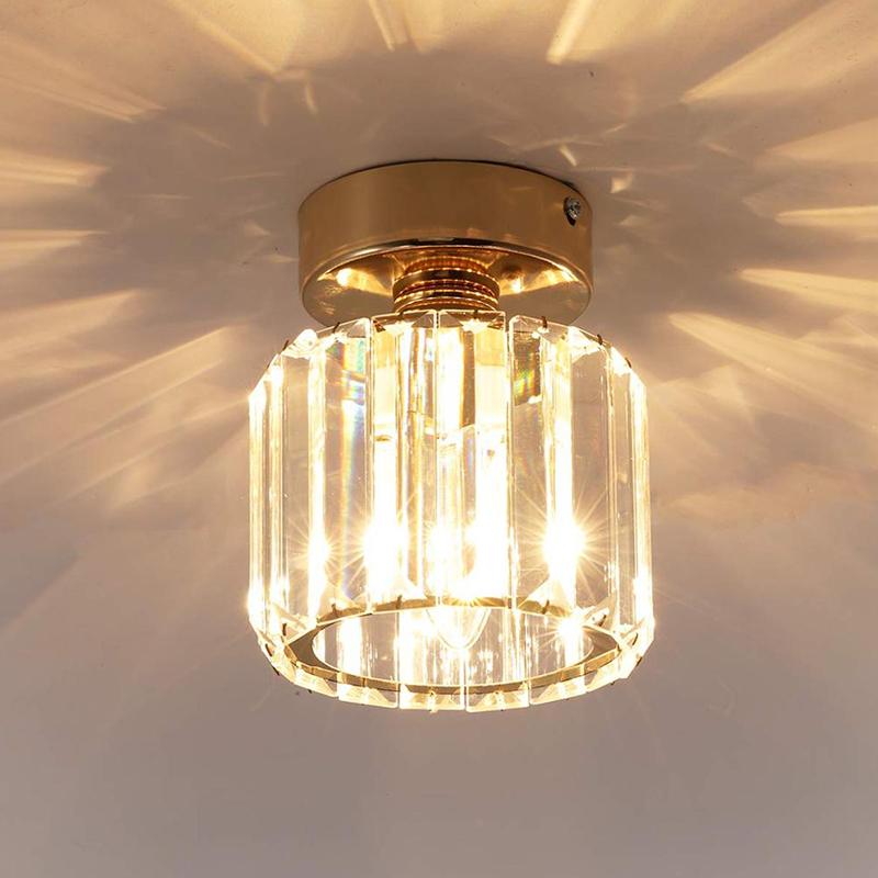 Minimalistyczna Kryształowa Lampa Sufitowa