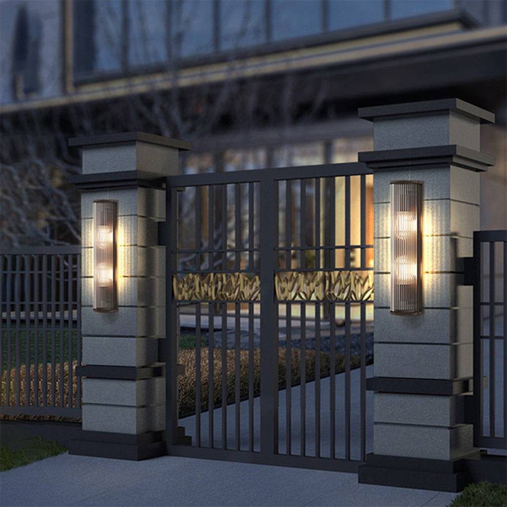 Minimalistyczna Lampa Ścienna na Słupek i przy Wejściu | Nowoczesna LED