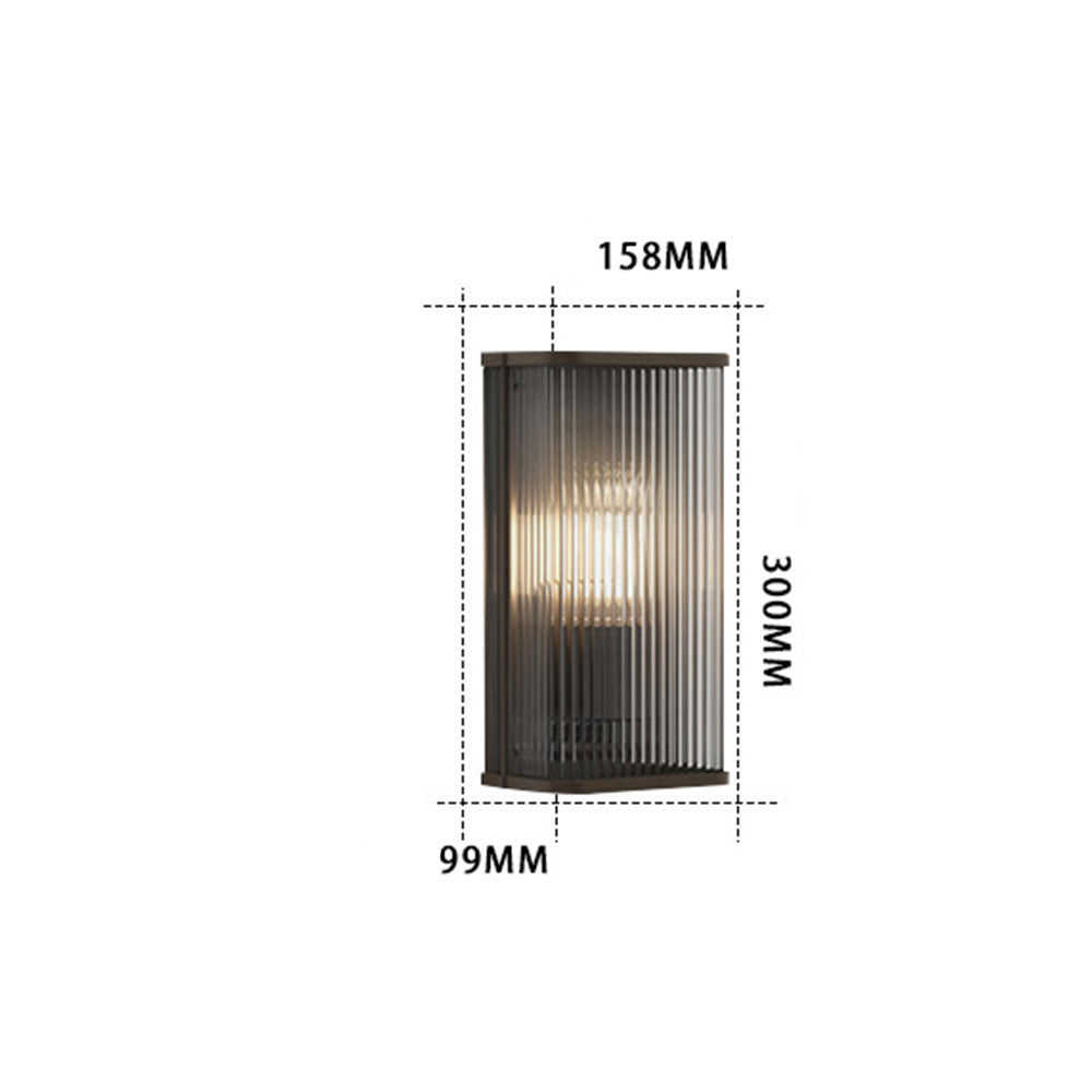 Minimalistyczna Lampa Ścienna na Słupek i przy Wejściu | Nowoczesna LED