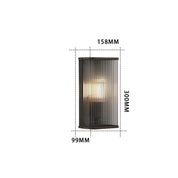 Minimalistyczna Lampa Ścienna na Słupek i przy Wejściu | Nowoczesna LED
