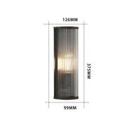 Minimalistyczna Lampa Ścienna na Słupek i przy Wejściu | Nowoczesna LED