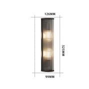 Minimalistyczna Lampa Ścienna na Słupek i przy Wejściu | Nowoczesna LED