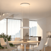 Pierścieniowa Lampa Wisząca LED Ø 50 cm – Ściemniana, Pilot