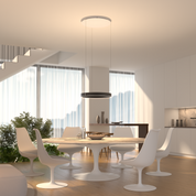 Pierścieniowa Lampa Wisząca LED Ø 50 cm – Ściemniana, Pilot