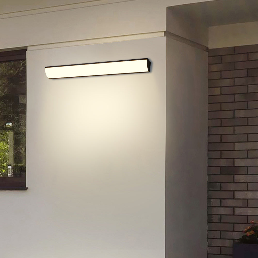 Nowoczesna Długa Zewnętrzna Lampa Ścienna Wodoodporna IP65