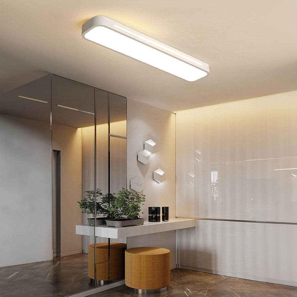 Nowoczesna Długa i Szeroka Lampa Sufitowa | Lampa LED