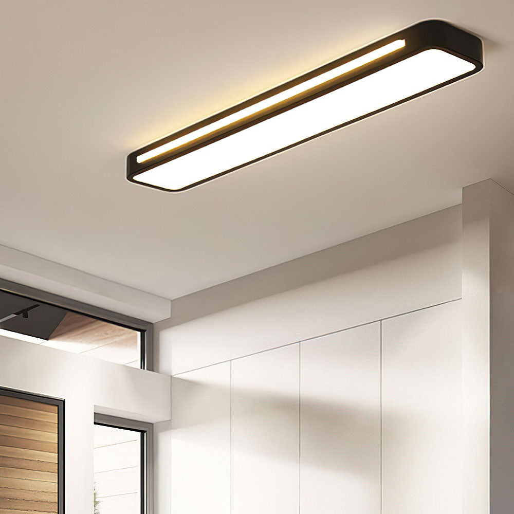 Nowoczesna Długa i Szeroka Lampa Sufitowa | Lampa LED