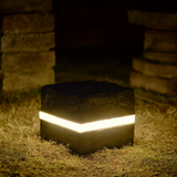 Nowoczesna Lampa Ogrodowa LED w Kształcie Kamienia