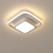 Nowoczesna Lampa Sufitowa z Podwójnym Pierścieniem