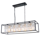 Nowoczesna Lampa Wisząca Prostokątna | Lampa Sufitowa Kryształowa