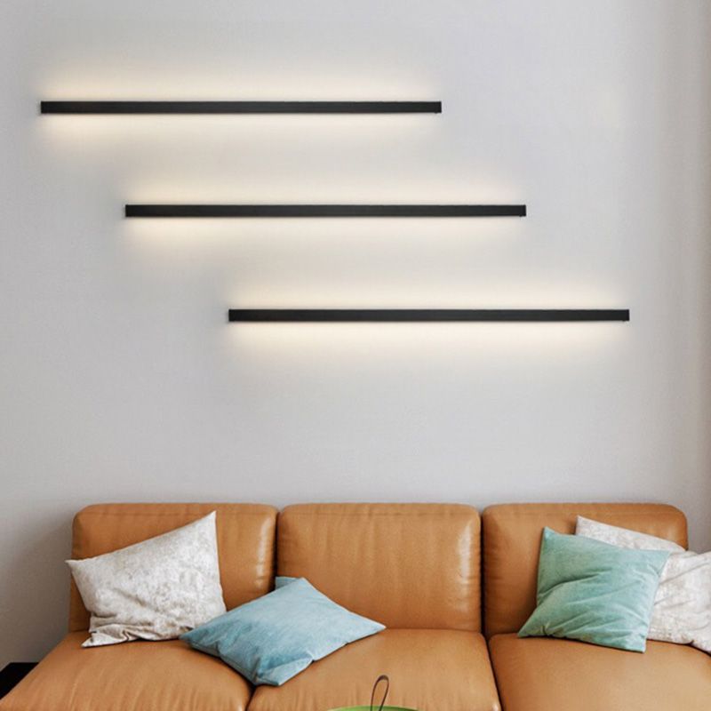 Nowoczesna Liniowa Lampa Nocna | Lampa do Sypialni LED