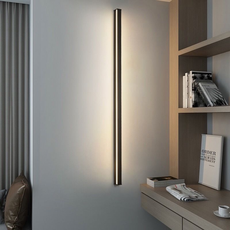Nowoczesna Liniowa Lampa Nocna | Lampa do Sypialni LED