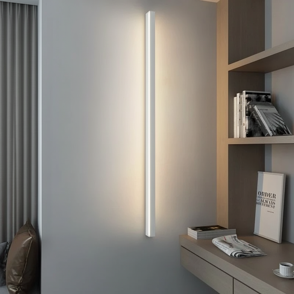 Nowoczesna Liniowa Lampa Nocna | Lampa do Sypialni LED