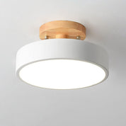 Nowoczesna Okrągła Lampa Sufitowa LED Półnatynkowa