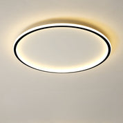 Nowoczesna Okrągła Lampa Sufitowa LED z Efektem Halo