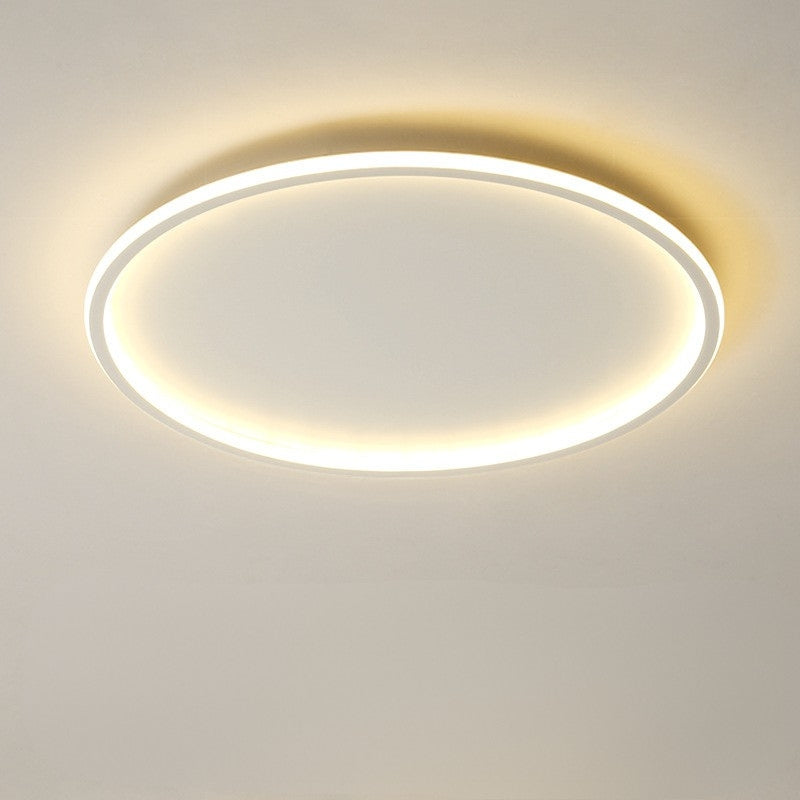 Nowoczesna Okrągła Lampa Sufitowa LED z Efektem Halo