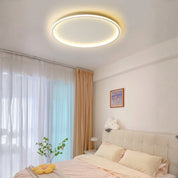 Nowoczesna Okrągła Lampa Sufitowa LED z Efektem Halo