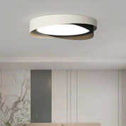 Nowoczesna Okrągła Lampa Sufitowa LED z Podwójnym Pierścieniem