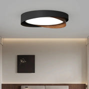 Nowoczesna Okrągła Lampa Sufitowa LED z Podwójnym Pierścieniem