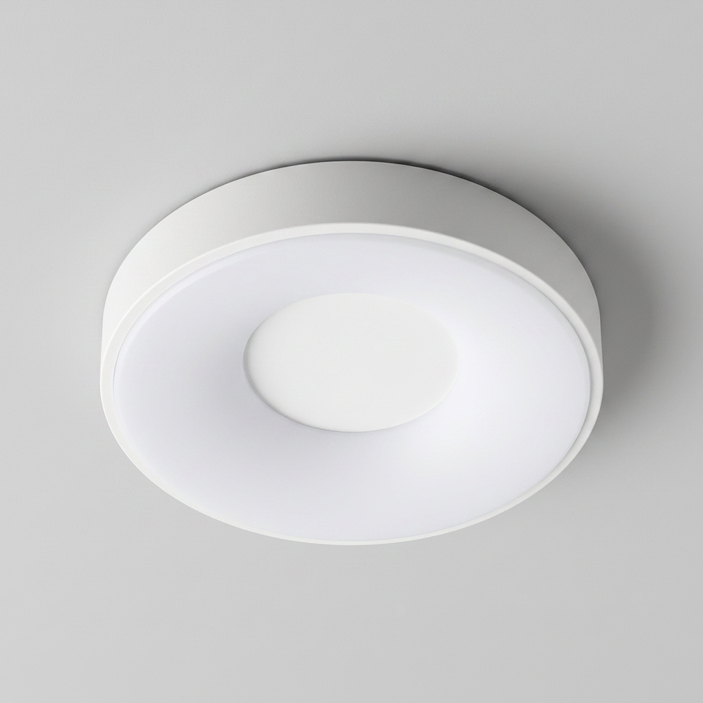 Nowoczesna Okrągła Lampa Sufitowa LED z Regulacją Barwy Światła