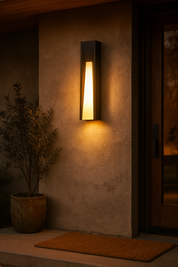 Nowoczesna Pionowa Zewnętrzna Lampa Ścienna do Wejścia