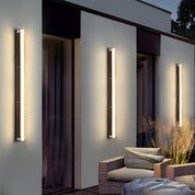 Nowoczesna Solarna Lampa Ścienna LED do Użytku Zewnętrznego