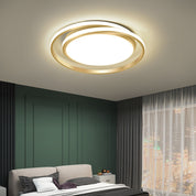 Nowoczesna Sufitowa Lampa LED z Podwójnym Pierścieniem