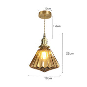 Nowoczesna Szklana Lampa Wisząca Diament