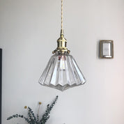 Nowoczesna Szklana Lampa Wisząca Diament
